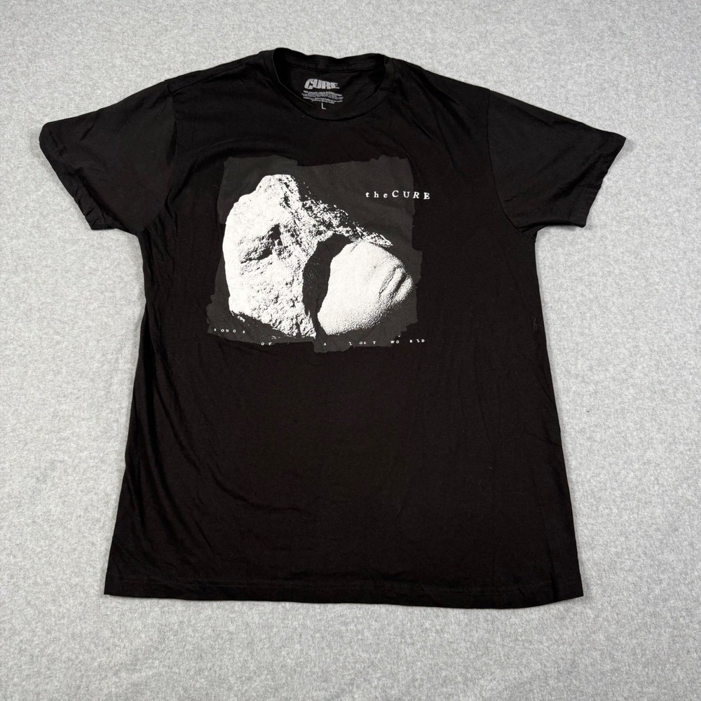The Cure Songs of a Lost World Band T-Shirt Black Mens Large 2024 Album Art